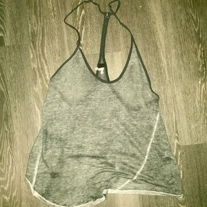 Grey Free People Tank Top